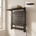 Bainelys ELYS – Sèche-Serviette Électrique Design avec Étagère Pliable