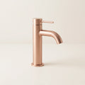 Bainelys NACRE – Mitigeur de Lavabo Or Rose Brossé