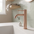 Bainelys NACRE – Mitigeur de Lavabo Or Rose Brossé