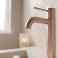 Bainelys NACRE – Mitigeur de Lavabo Or Rose Brossé