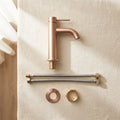 Bainelys NACRE – Mitigeur de Lavabo Or Rose Brossé
