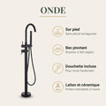 Bainelys ONDE – Robinet de Baignoire sur Pied