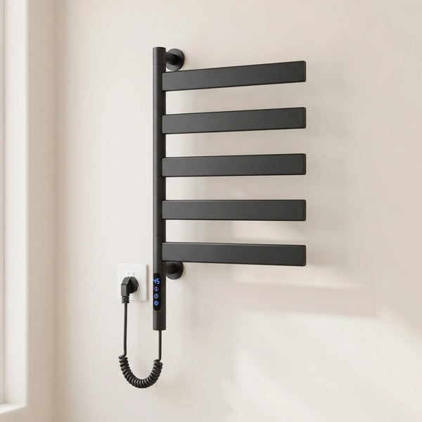 Bainelys SOLSTICE – Sèche-Serviette Électrique 5 Barres Premium