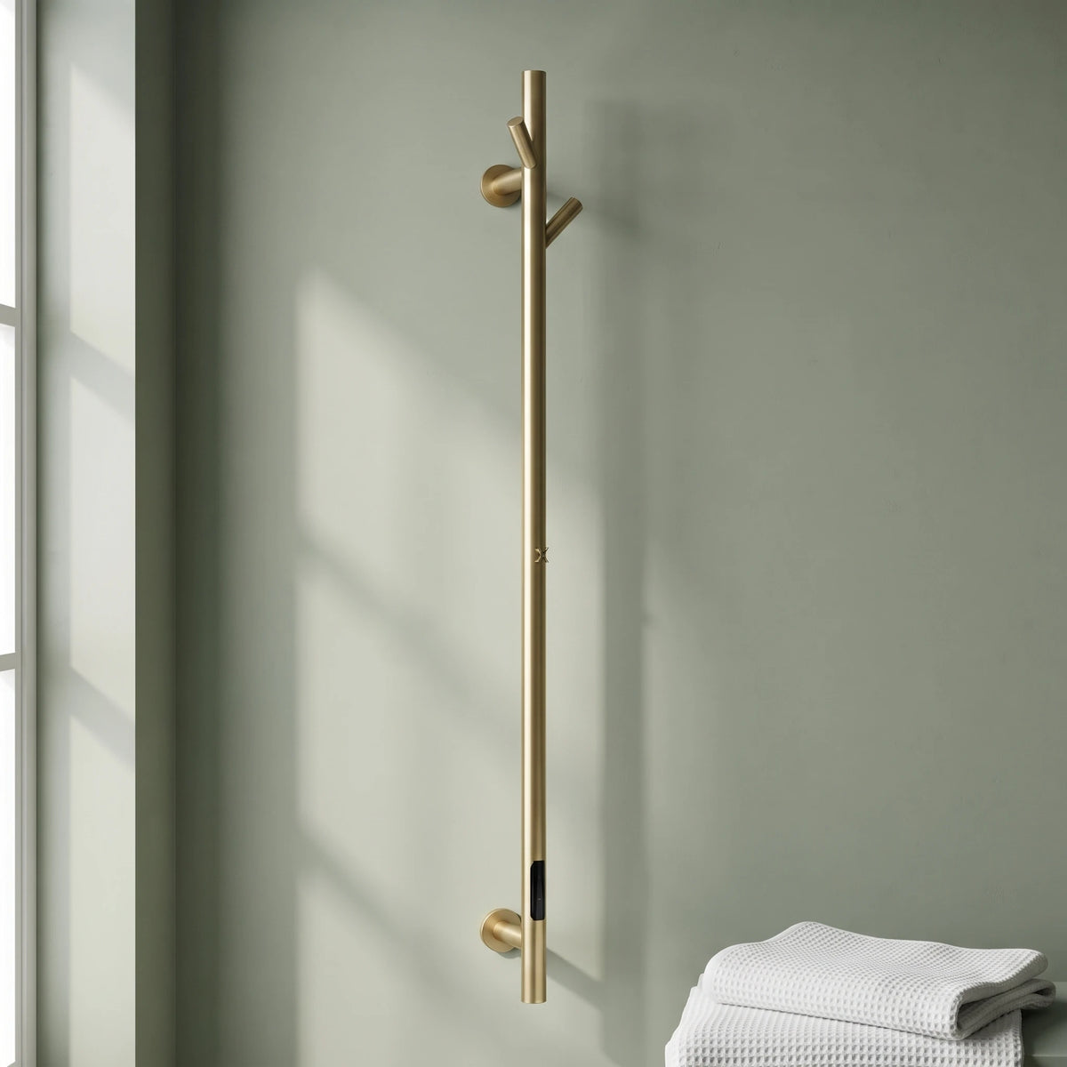 Bainelys VESPA – Sèche-Serviette Électrique Vertical Connecté 1,5m